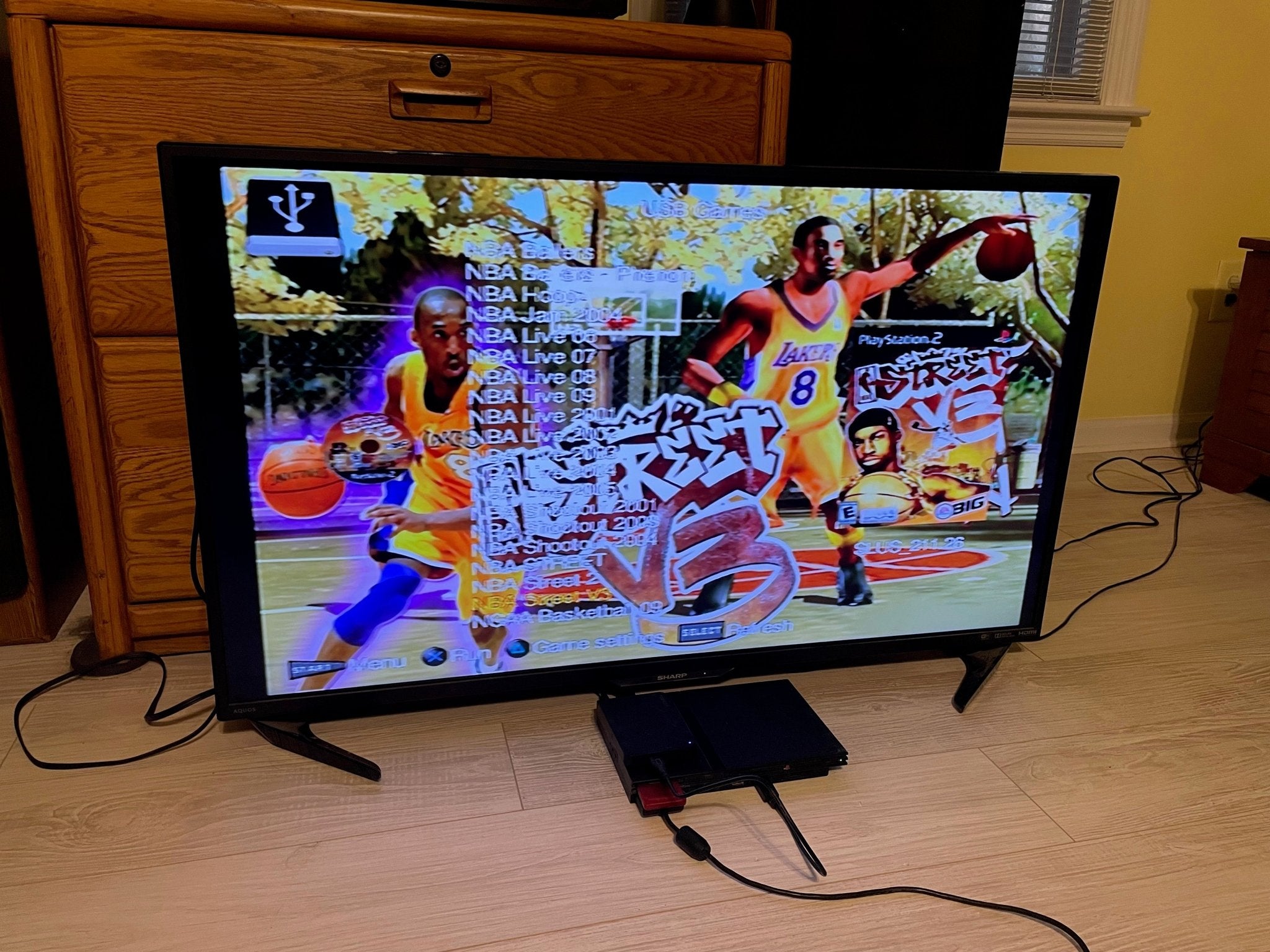 2TB Modded PS2 Slim Console - 100s of PS2 Titles - 1000s of Titles - Retro Modd