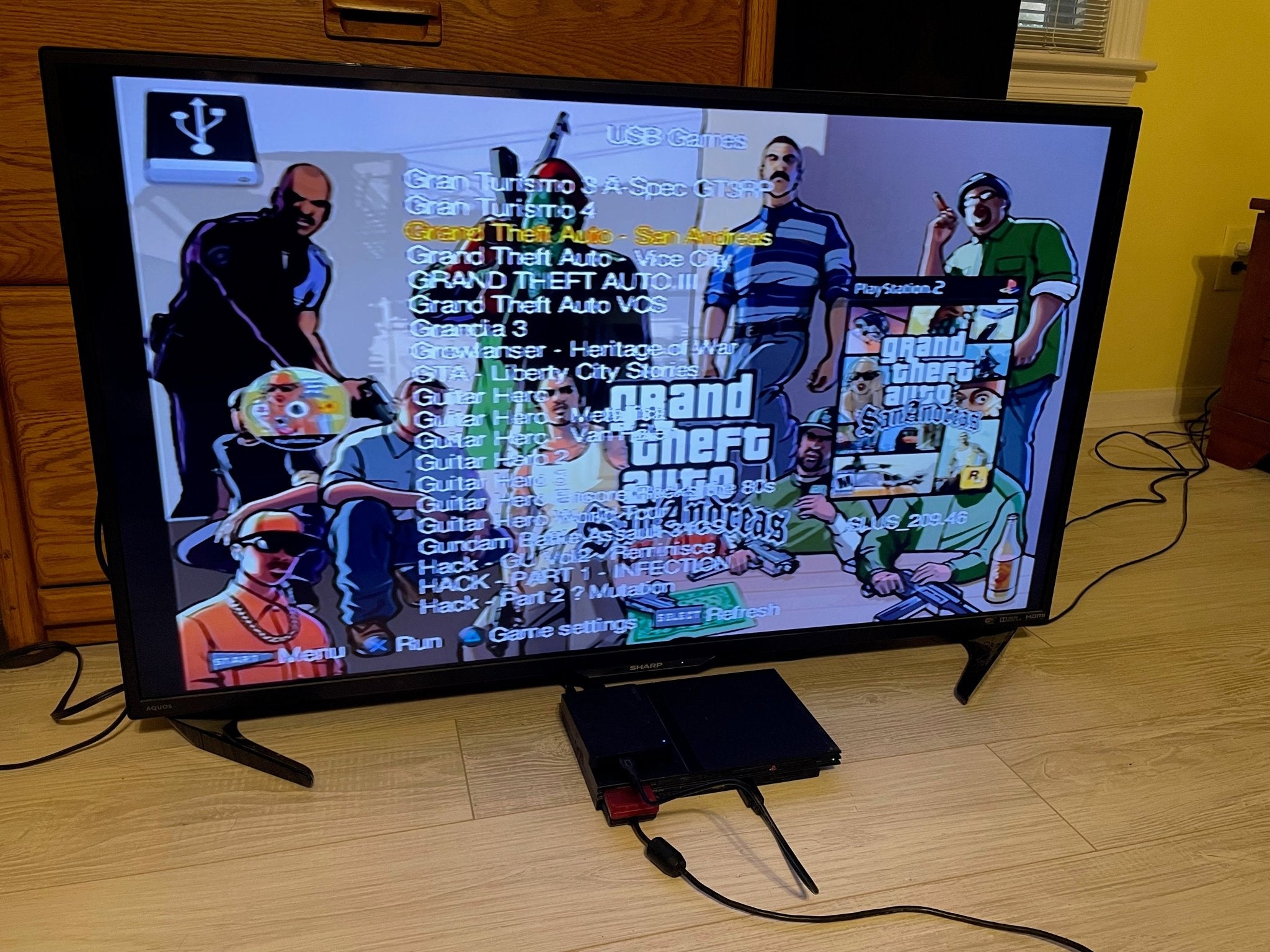 2TB Modded PS2 Slim Console - 100s of PS2 Titles - 1000s of Titles - Retro Modd