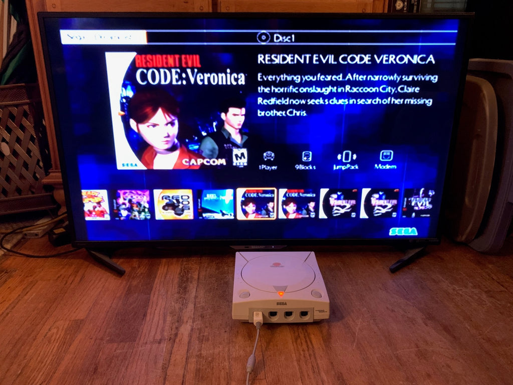 MODDED DREAMCAST CONSOLE - ALL US DREAMCAST TITLES - 2000+ RETRO TITLES (CONSOLE ONLY) - Retro Modd
