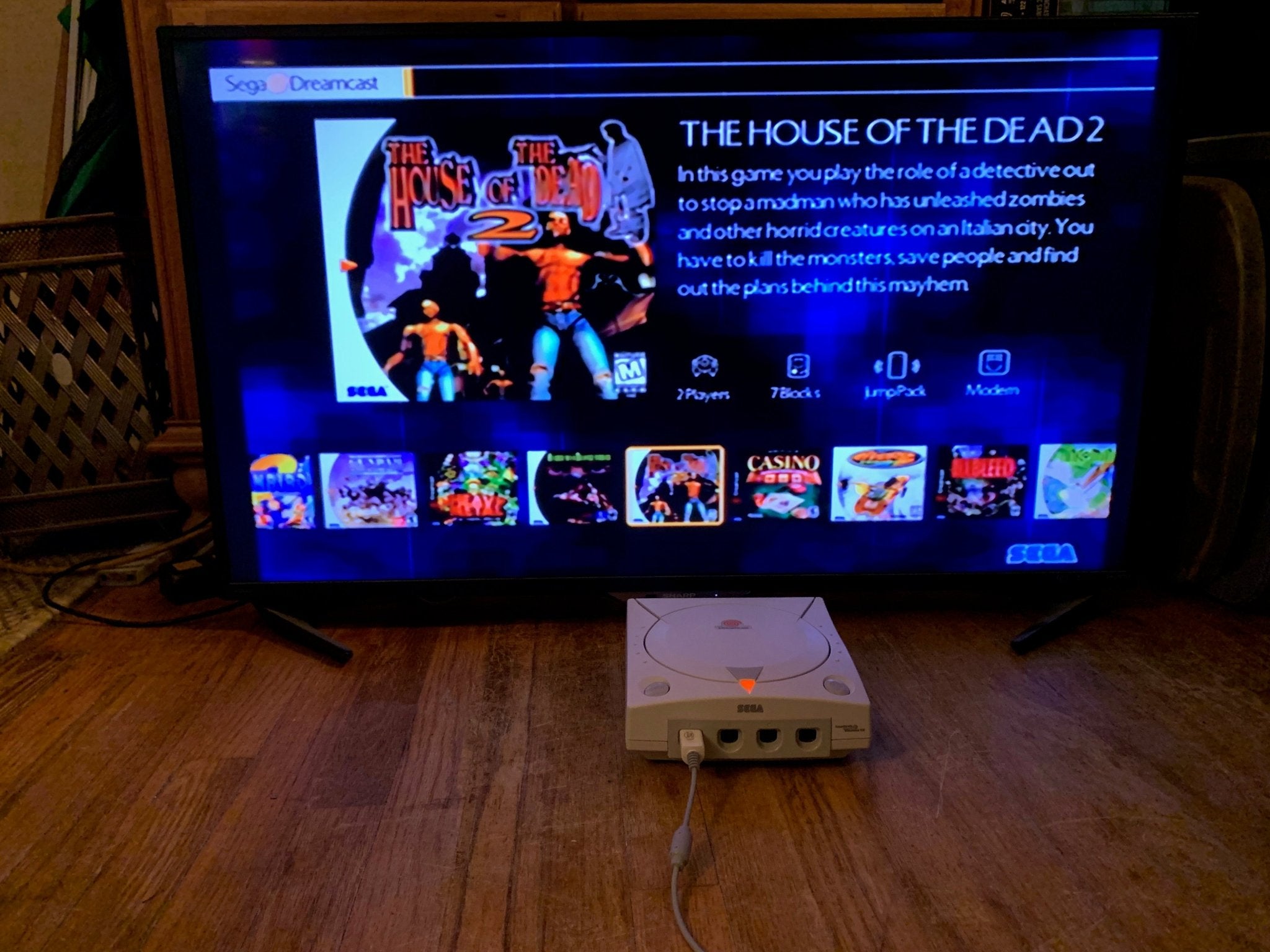 MODDED DREAMCAST CONSOLE - ALL US DREAMCAST TITLES - 2000+ RETRO TITLES (CONSOLE ONLY) - Retro Modd