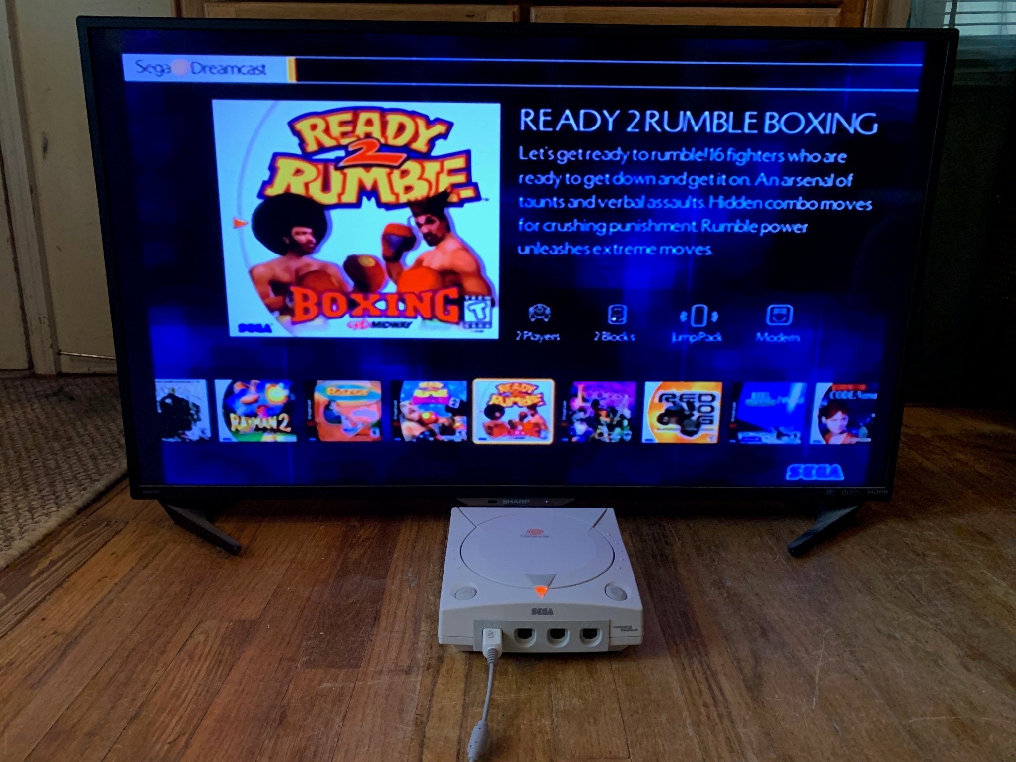 Modded Dreamcast Console HDMI Bundle - All US Dreamcast Titles - 1000s of Titles - GDEMU w/ 256GB Card - Controller VMU HDMI AC - Retro Modd