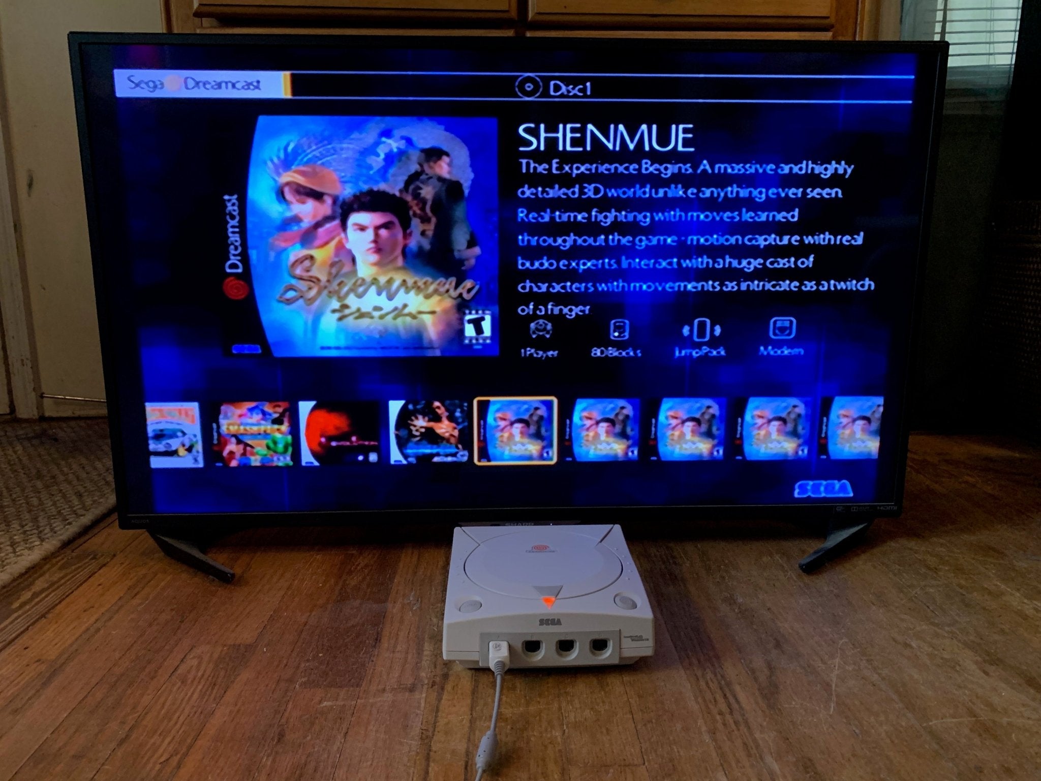 Modded Dreamcast Console HDMI Bundle - All US Dreamcast Titles - 1000s of Titles - GDEMU w/ 256GB Card - Controller VMU HDMI AC - Retro Modd