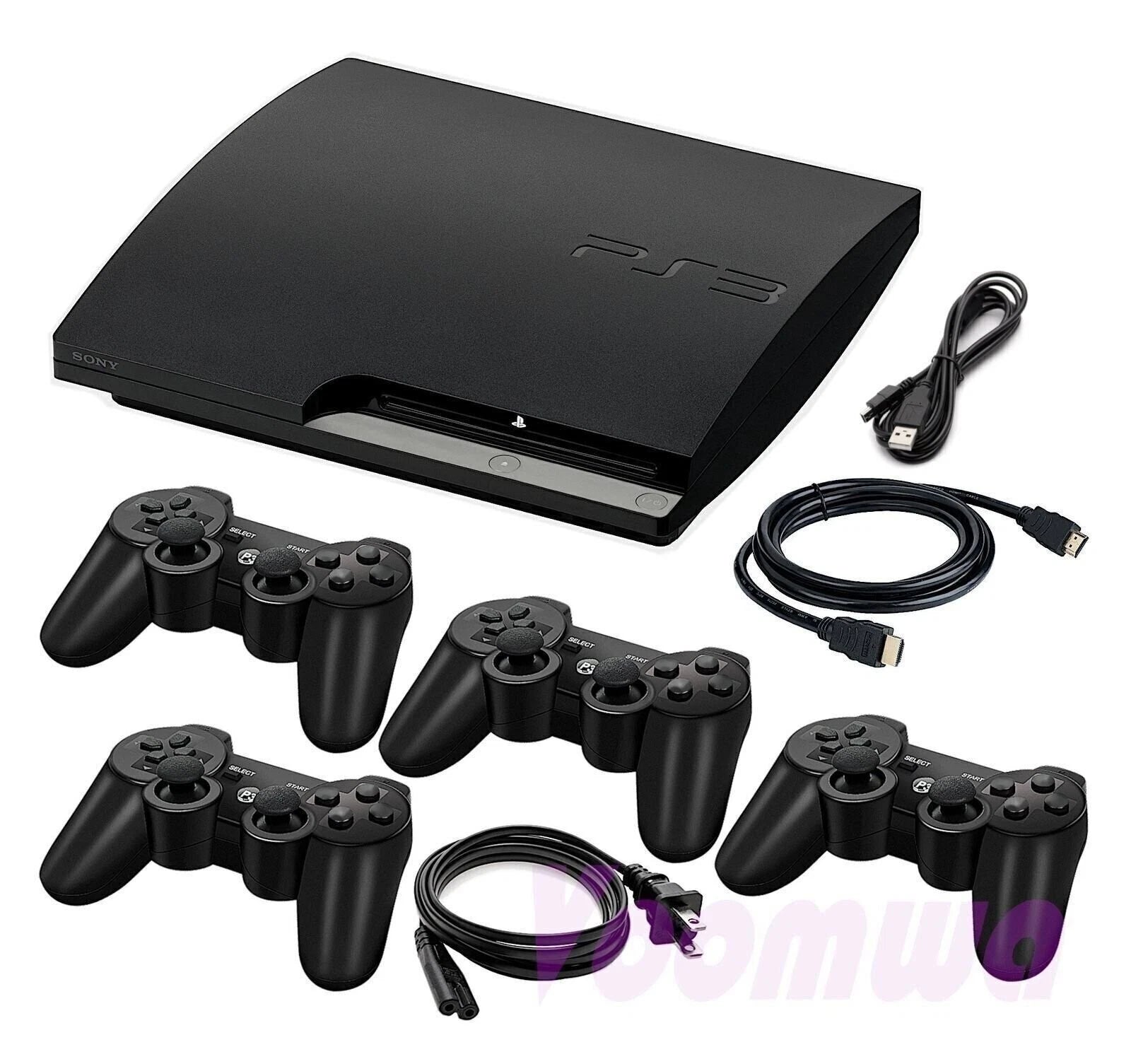 Modded PS3 Bundle - 500+ PS3 PS2 & PS1 Titles - 2TB Ext & 1TB Int HDD - Retro Modd