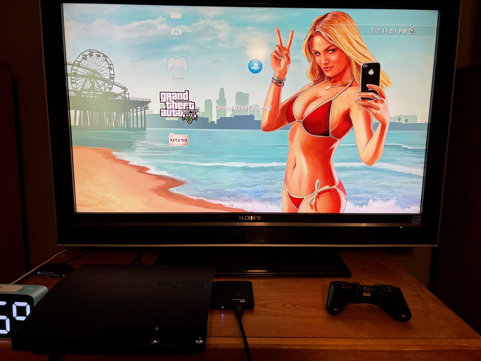 Modded PS3 - 100+ PS3 PS2 & PS1 Titles - 2TB Ext & 1TB Int HDD