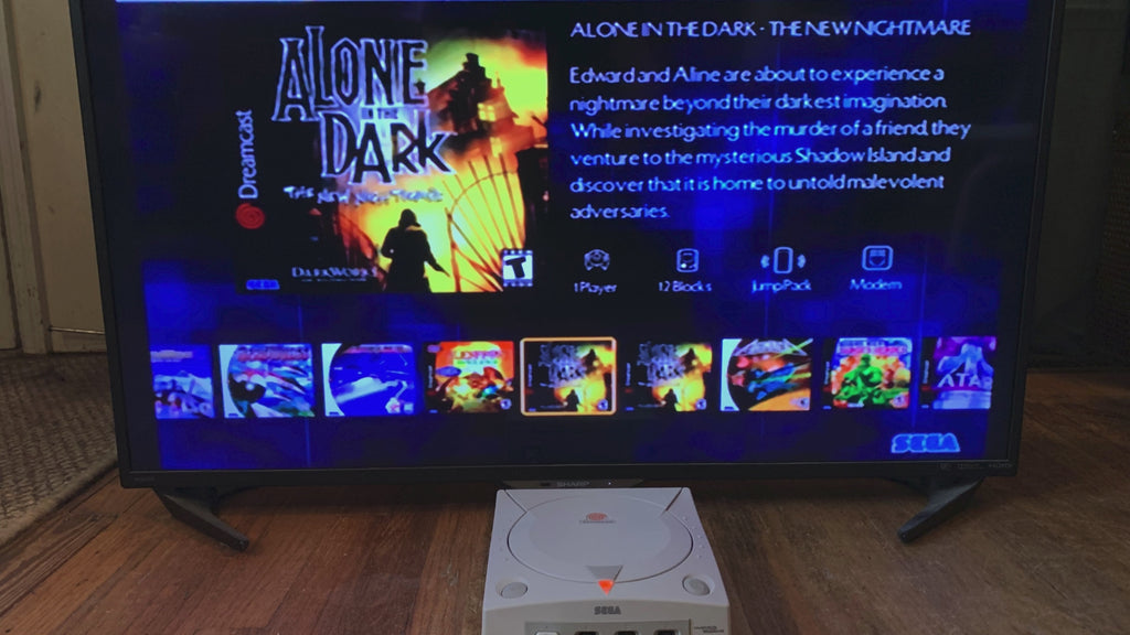 MODDED DREAMCAST CONSOLE - ALL US DREAMCAST TITLES - 2000+ RETRO TITLES (CONSOLE ONLY)