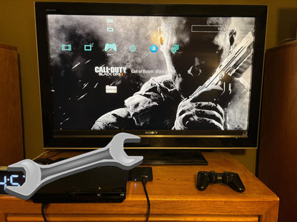 Modded PS3 console with CFW flash 1TB internal HDD 2TB external HDD and 500+ preloaded PS3 PS2 PS1 games